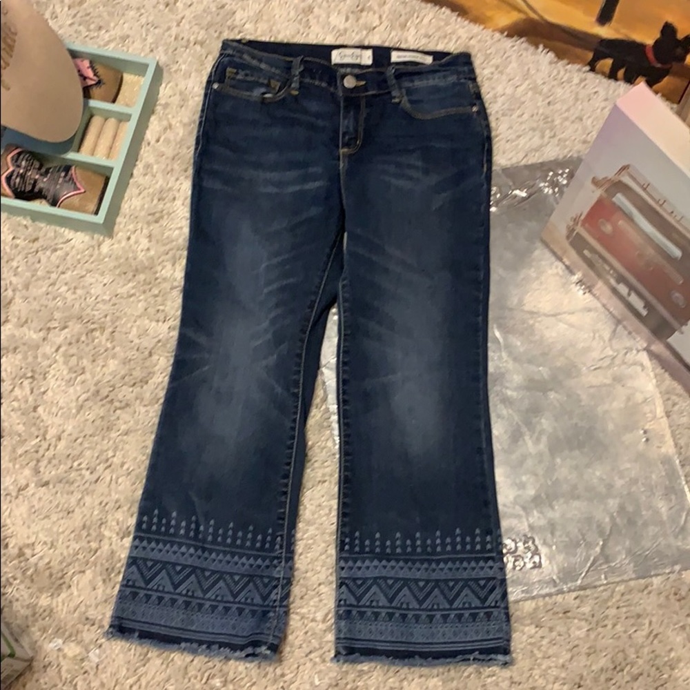 4/$50 SuperCute! GirlsJessicaSimpson CherishedCropFlare size 14